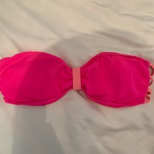 Victoria’s Secret PINK pink strapless bathing suit